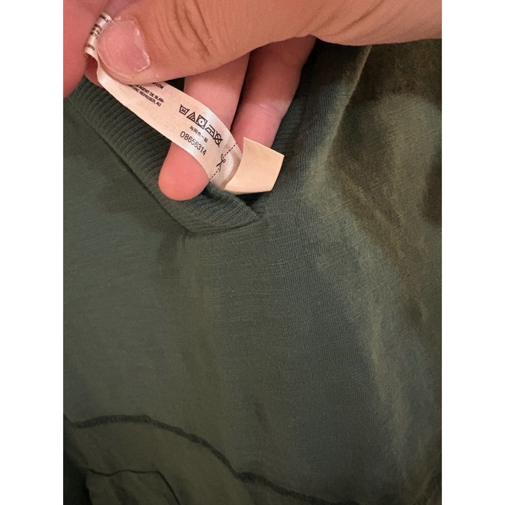 Free People Intimately Just Because Jumpsuit Green Slouchy Lounger OB656314 M - Picture 6 of 6
